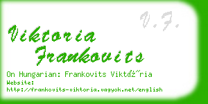 viktoria frankovits business card